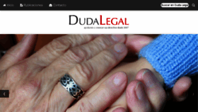 What Dudalegal.cl website looked like in 2018 (5 years ago)