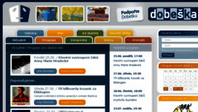 What Divadlodobeska.cz website looked like in 2018 (5 years ago)