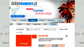 What Dobrenumery.pl website looked like in 2018 (5 years ago)