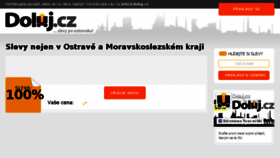 What Doluj.cz website looked like in 2018 (5 years ago)