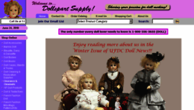 What Dollspart.com website looked like in 2018 (5 years ago)