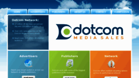 What Dotcommediasales.com website looked like in 2018 (5 years ago)