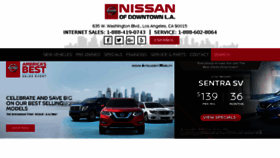 What Downtownnissan.com website looked like in 2018 (5 years ago)