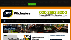 What Dprwholesalers.com website looked like in 2018 (5 years ago)
