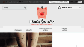 What Drugaswinka.pl website looked like in 2018 (5 years ago)