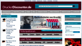 What Druckerdiscounter.de website looked like in 2018 (5 years ago)