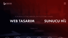What Destekweb.net website looked like in 2018 (7 years ago)