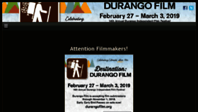 What Durangofilm.org website looked like in 2018 (5 years ago)
