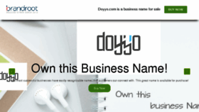 What Doyyo.com website looked like in 2018 (5 years ago)