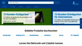 What Dell.de website looked like in 2018 (5 years ago)