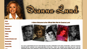 What Deannalund.com website looked like in 2018 (5 years ago)