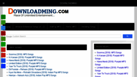 What Downloadming.io website looked like in 2018 (5 years ago)