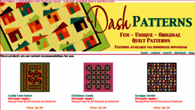 What Dashpatterns.com website looked like in 2018 (5 years ago)