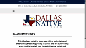 What Dallastexasrealestateblog.com website looked like in 2018 (5 years ago)