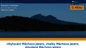 What Dobrota-machovo-jezero.cz website looked like in 2018 (5 years ago)