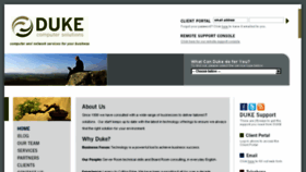 What Dukecomputer.com website looked like in 2018 (5 years ago)