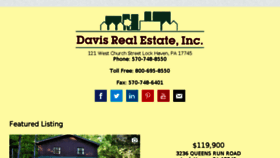 What Davisrealestateinc.com website looked like in 2018 (5 years ago)
