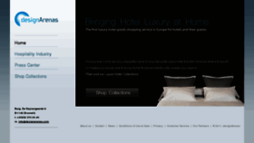 What Designarenas.com website looked like in 2018 (5 years ago)