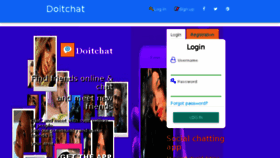 What Doitchat.com website looked like in 2018 (5 years ago)