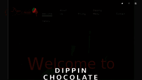 What Dippinchocolate.com website looked like in 2018 (5 years ago)