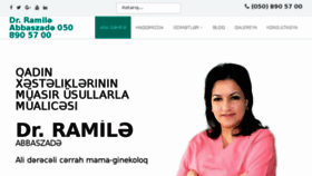 What Doctorramila.az website looked like in 2018 (5 years ago)