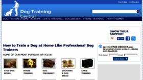 What Dog-obedience-training-review.com website looked like in 2018 (5 years ago)