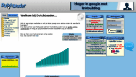 What Dutchleader.com website looked like in 2018 (5 years ago)