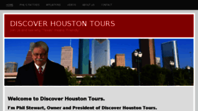 What Discoverhoustontours.com website looked like in 2018 (5 years ago)
