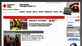 What Drk-ostprignitz-ruppin.de website looked like in 2018 (5 years ago)