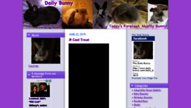 What Dailybunny.com website looked like in 2018 (5 years ago)