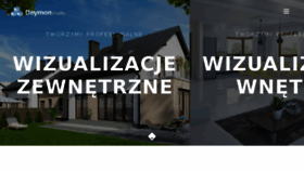 What Daymonstudio.pl website looked like in 2018 (7 years ago)