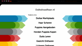 What Duitsdraadhaar.nl website looked like in 2018 (5 years ago)