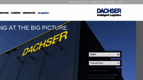 What Dachser.us website looked like in 2018 (5 years ago)