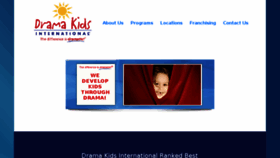 What Dramakids.com website looked like in 2018 (5 years ago)