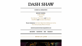 What Dashshaw.com website looked like in 2018 (5 years ago)