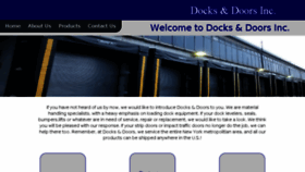 What Docksanddoors.com website looked like in 2018 (5 years ago)