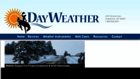 What Dayweather.com website looked like in 2018 (5 years ago)