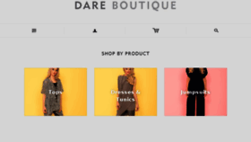 What Dareboutique.co.uk website looked like in 2018 (5 years ago)