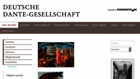 What Dante-gesellschaft.de website looked like in 2018 (5 years ago)