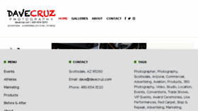 What Davecruz.com website looked like in 2018 (5 years ago)
