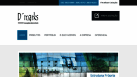What Dmarks.com.br website looked like in 2018 (7 years ago)