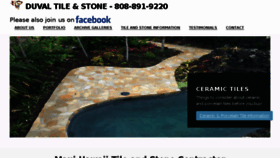 What Duvaltileandstone.com website looked like in 2018 (5 years ago)