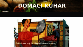 What Domaci-kuhar.com website looked like in 2018 (5 years ago)