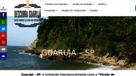 What Descubraoguaruja.com.br website looked like in 2018 (5 years ago)