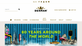 What Denmanbrush.com website looked like in 2018 (5 years ago)