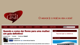 What Diariodecasal.com.br website looked like in 2018 (5 years ago)