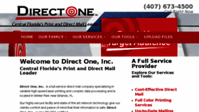 What Directoneinc.com website looked like in 2018 (5 years ago)