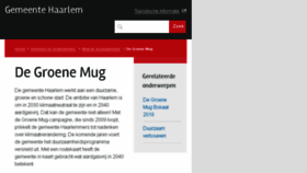 What Degroenemug.nl website looked like in 2018 (5 years ago)