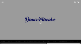 What Dancephreakz.com website looked like in 2018 (5 years ago)