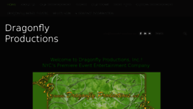 What Dragonflyproductions.net website looked like in 2018 (5 years ago)